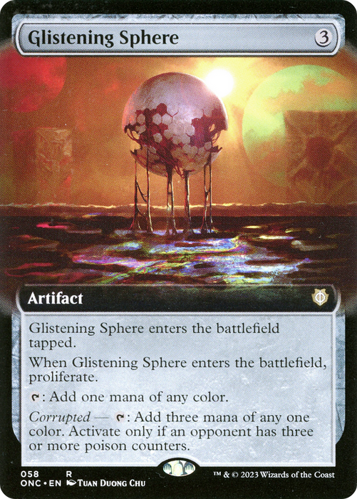 Glistening Sphere (ONC-058) - rare: (Extended Art)