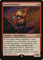 Carnival Barker (UNF-388) - rare - Foil
