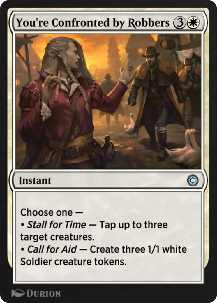 You're Confronted by Robbers (HBG-108) - uncommon