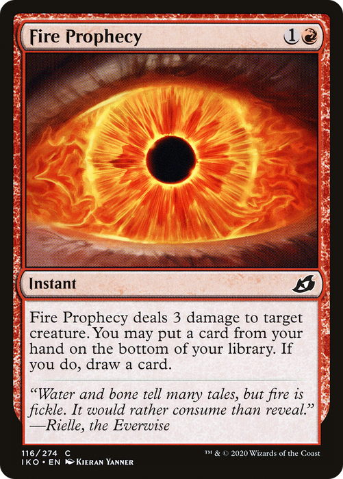 Fire Prophecy (IKO-116) - common - Foil