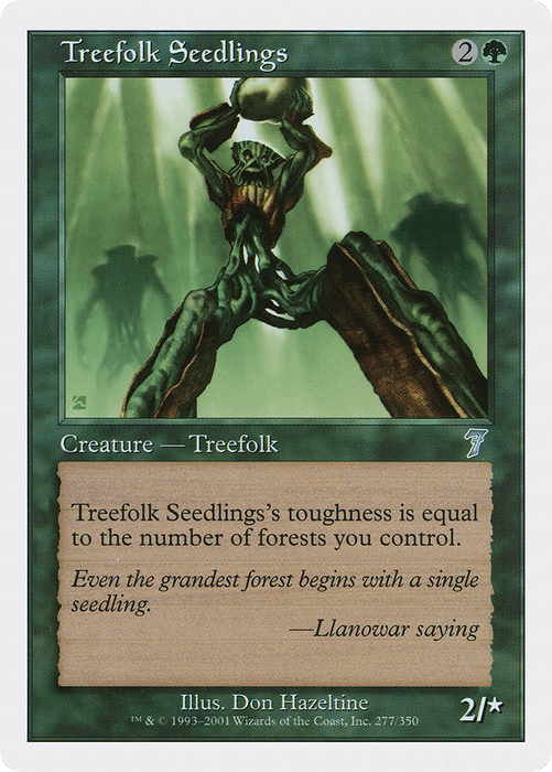 Treefolk Seedlings (7ED-277) - uncommon