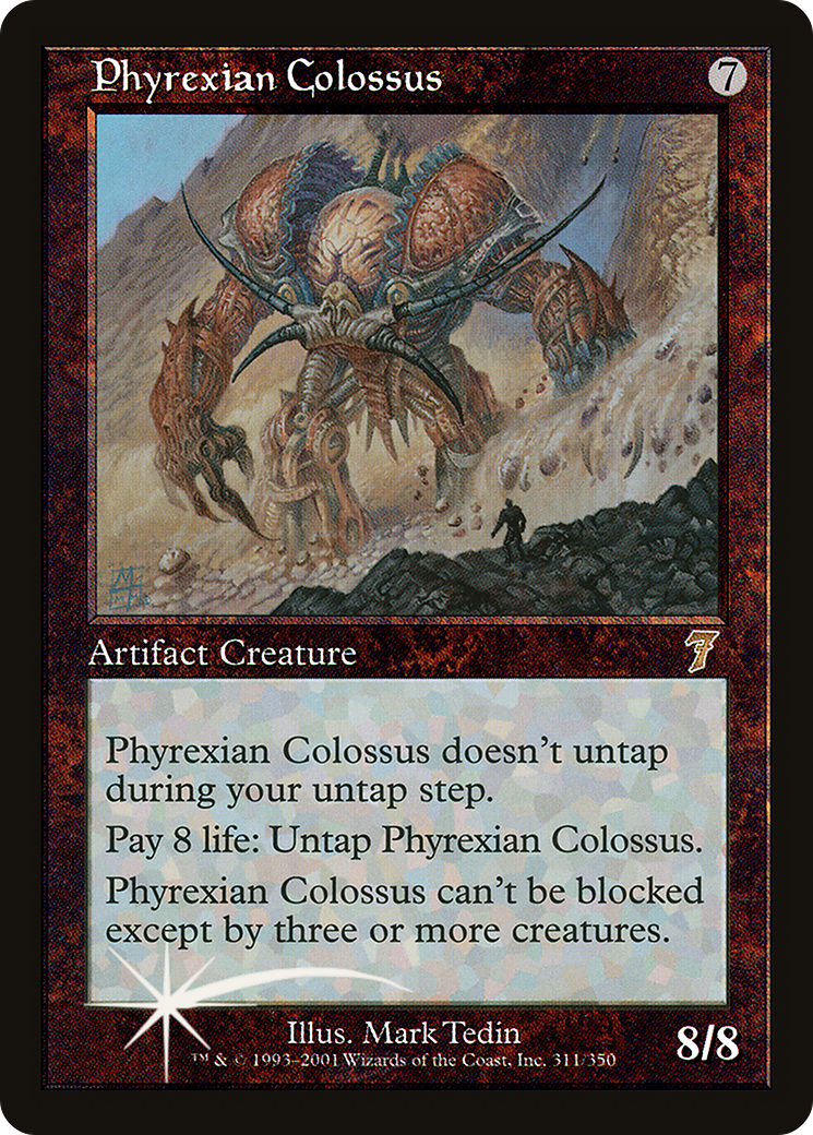 Phyrexian Colossus (7ED-311★) - rare - Foil