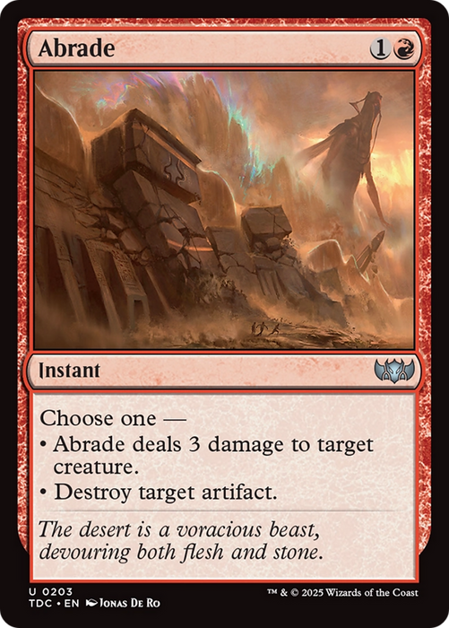 Abrade (TDC-203) - uncommon