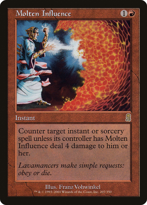 Molten Influence (ODY-207) - rare - Foil