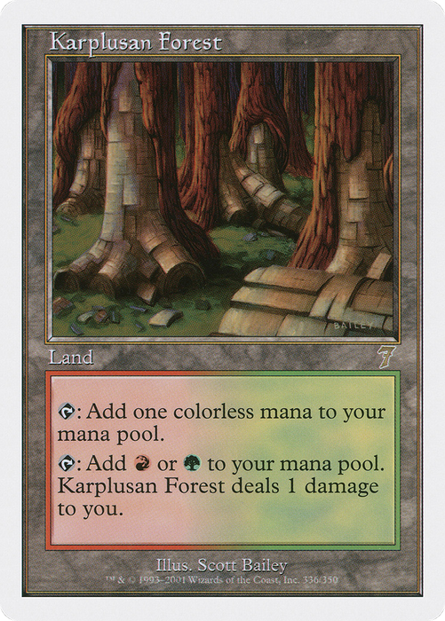Karplusan Forest (7ED-336) - rare