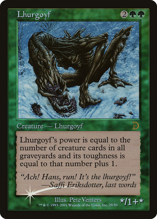 Lhurgoyf (DKM-029) - rare - Foil
