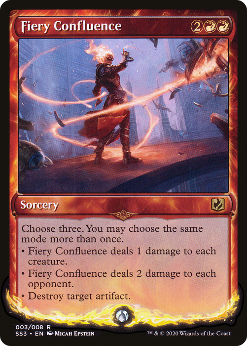 Fiery Confluence (SS3-003) - rare - Foil
