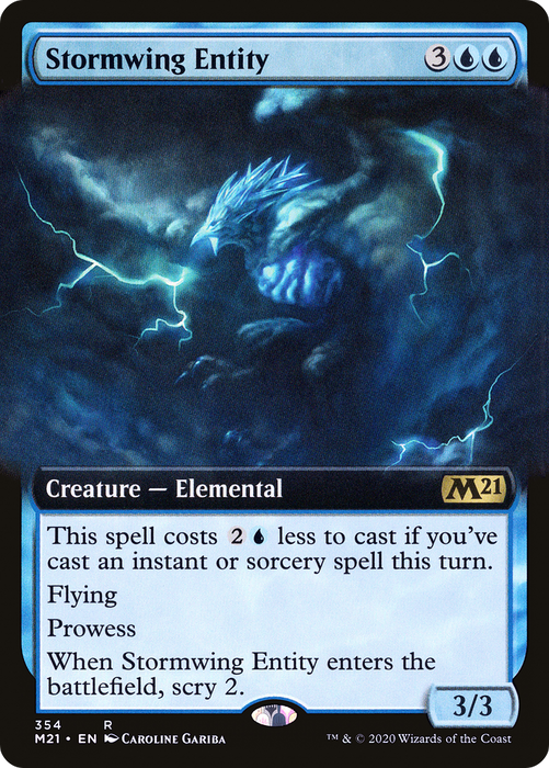 Stormwing Entity (M21-354) - rare: (Extended Art) - Foil
