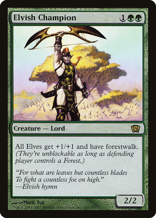 Elvish Champion (8ED-241★) - rare - Foil