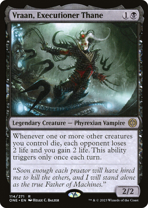 Vraan, Executioner Thane (ONE-114) - rare - Foil