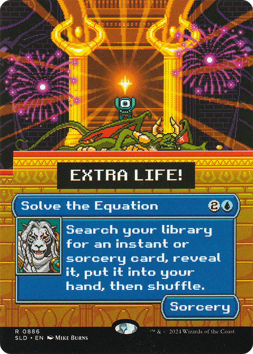 Solve the Equation (SLD-886) - rare (Borderless) - Foil
