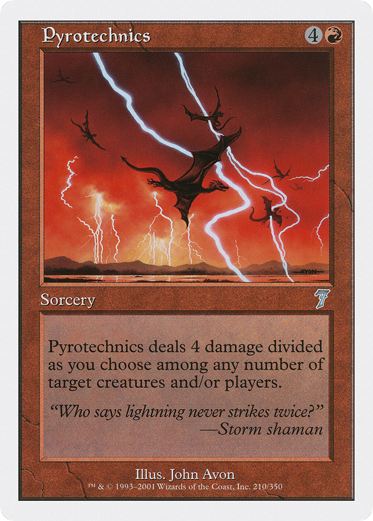 Pyrotechnics (7ED-210) - uncommon
