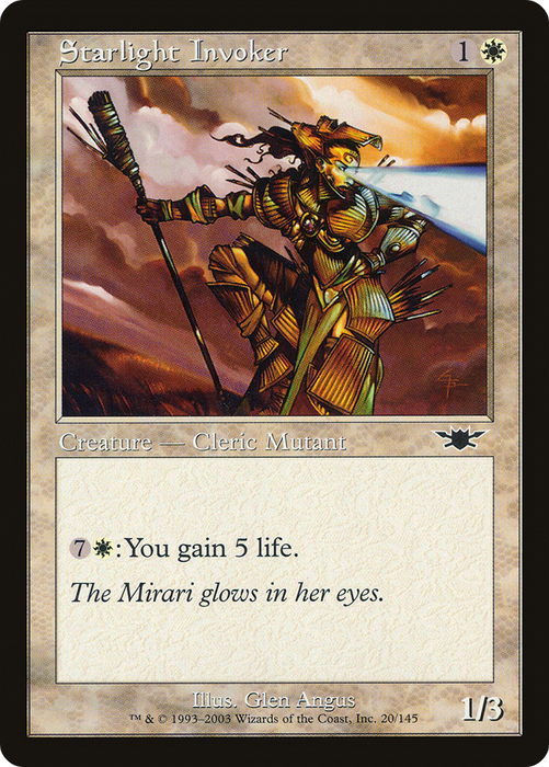Starlight Invoker (LGN-020) - common - Foil