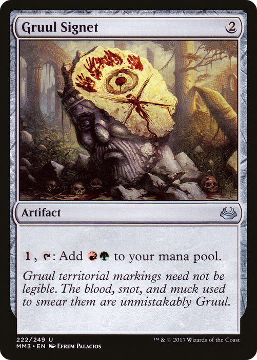 Gruul Signet (MM3-222) - uncommon - Foil