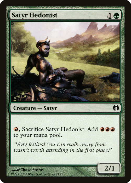 Satyr Hedonist (DDL-047) - common