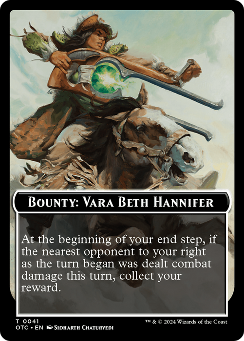 Bounty: Vara Beth Hannifer // Wanted! (TOTC-041) - common - Foil