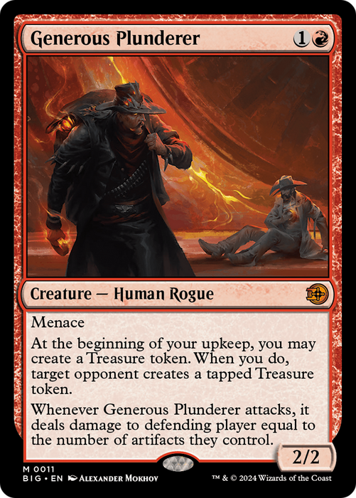 Generous Plunderer (BIG-011) - mythic - Foil