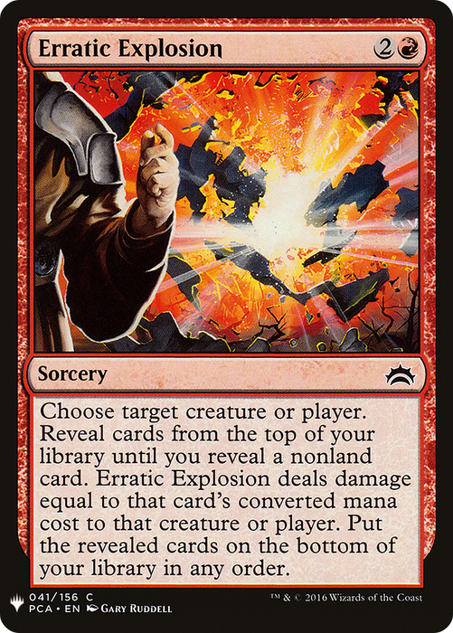 Erratic Explosion (LIST-PCA-41) - common