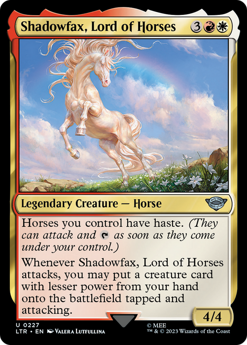 Shadowfax, Lord of Horses (LTR-227) - uncommon - Foil