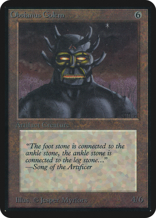 Obsianus Golem (LEA-267) - uncommon