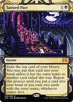 Tainted Pact (STA-033) - mythic: (Showcase) (Borderless) - Foil