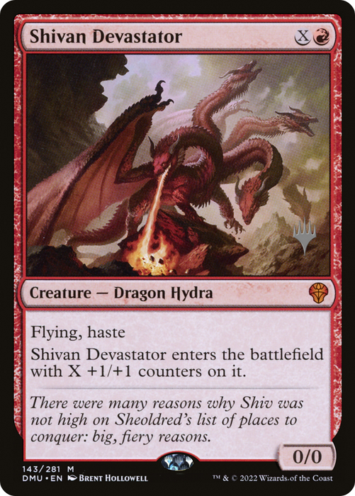 Shivan Devastator (PPDMU-143P) - mythic