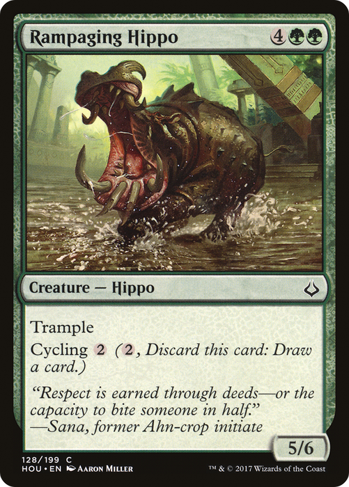 Rampaging Hippo (HOU-128) - common