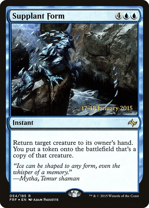 Supplant Form (PRE-54S) - rare - Foil