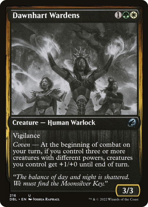 Dawnhart Wardens (DBL-216) - uncommon - Foil