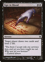 Sign in Blood (ARC-025) - common