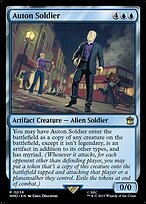 Auton Soldier (WHO-036) - rare - Foil
