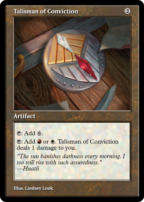 Talisman of Conviction (PRM-91383) - rare
