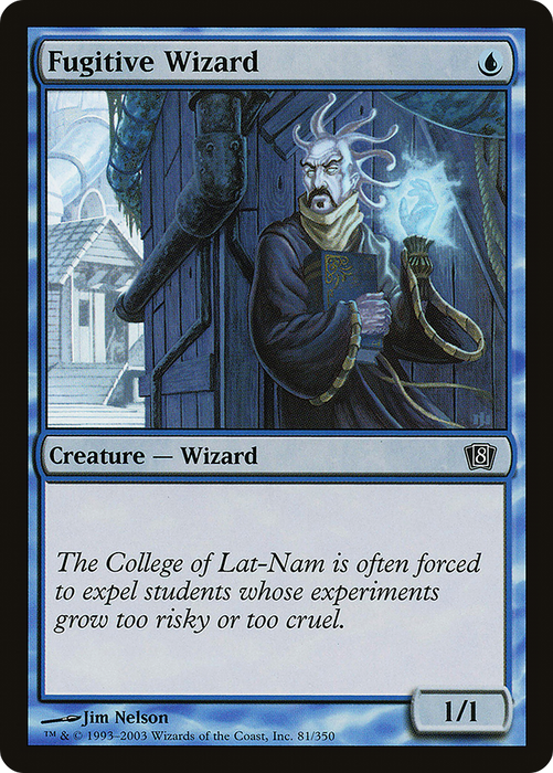 Fugitive Wizard (8ED-81★) - common - Foil
