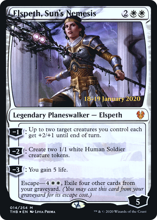 Elspeth, Sun's Nemesis (PRE-14S) - mythic - Foil