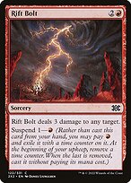 Rift Bolt (2X2-122) - common - Foil