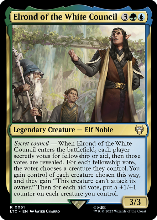 Elrond of the White Council (LTC-051) - rare