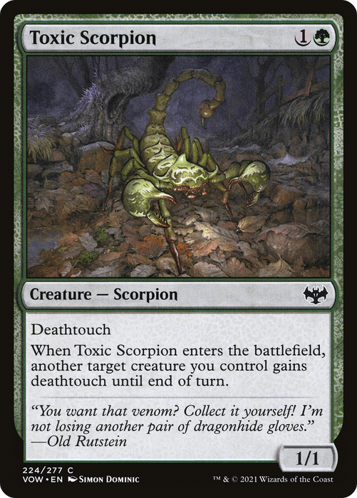 Toxic Scorpion (VOW-224) - common - Foil