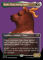 Kudo, King Among Bears (MH3-376) - rare (Borderless) - Foil