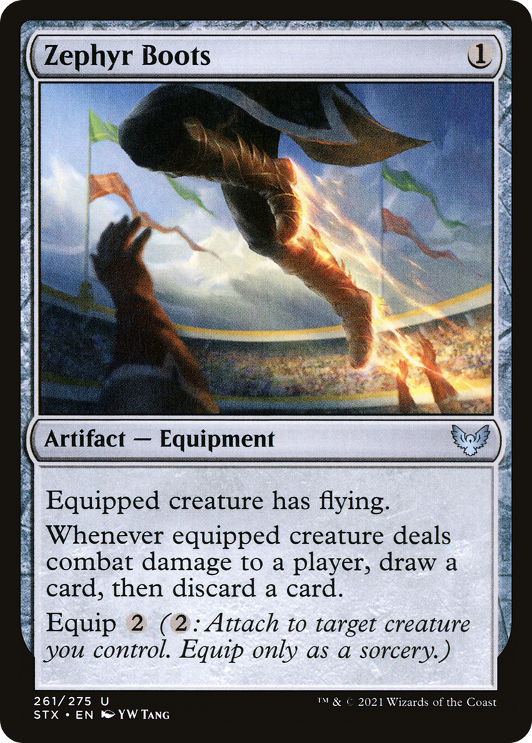 Zephyr Boots (STX-261) - uncommon - Foil
