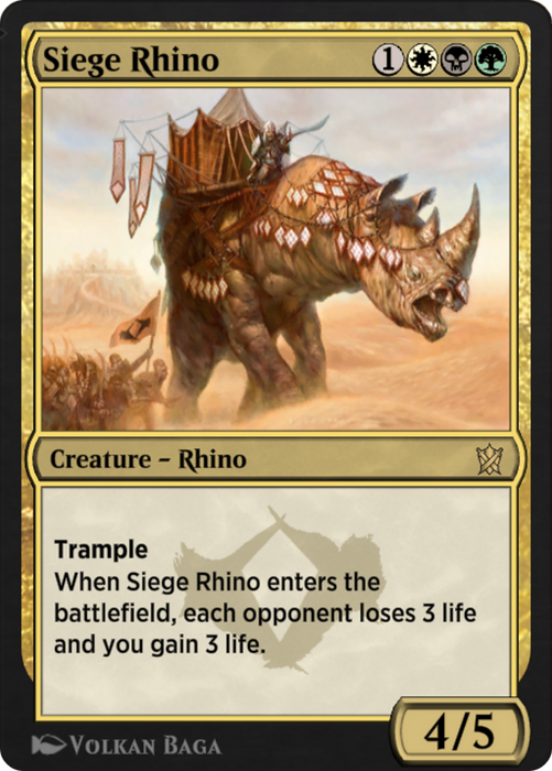Siege Rhino (EA1-016) - rare
