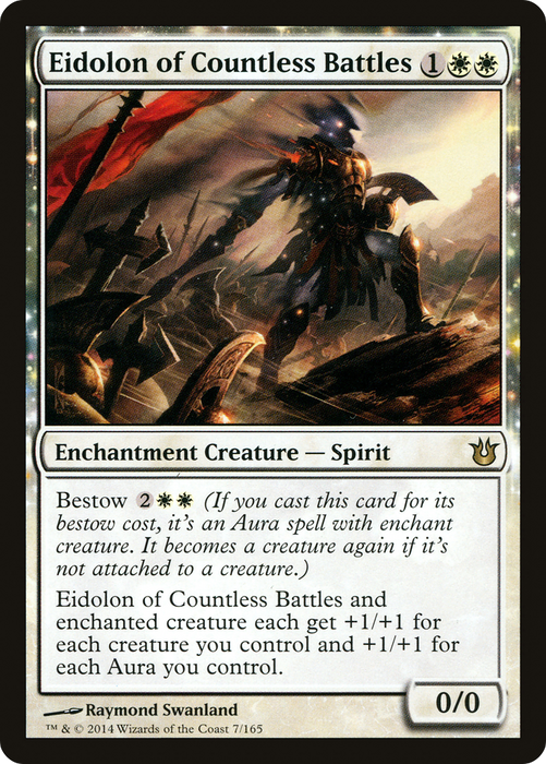 Eidolon of Countless Battles (BNG-007) - rare: (enchantment) - Foil