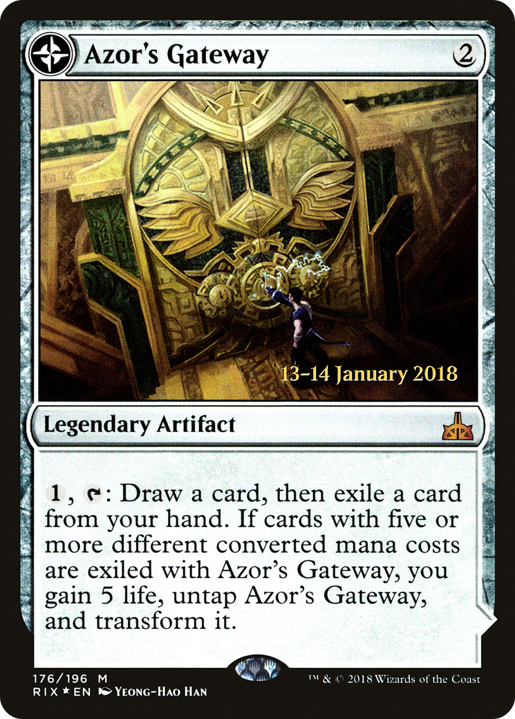 Azor's Gateway // Sanctum of the Sun (PRE-176S) - mythic: (compasslanddfc) - Foil