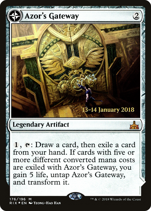 Azor's Gateway // Sanctum of the Sun (PRE-176S) - mythic: (compasslanddfc) - Foil