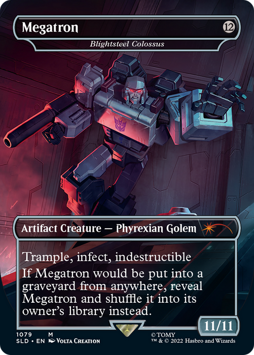 Blightsteel Colossus // Blightsteel Colossus (SLD-1079) - mythic (Borderless) - Foil