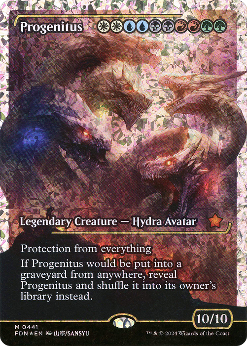 Progenitus (FDN-441) - mythic: (Showcase) - Foil