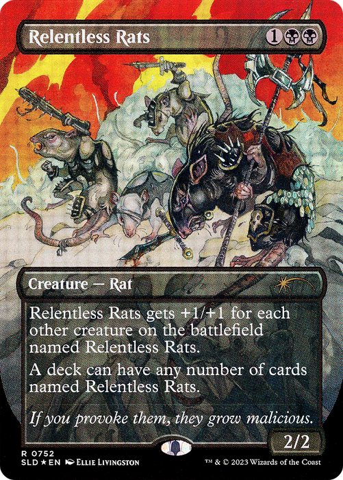 Relentless Rats (SLD-752) - rare (Borderless) - Foil