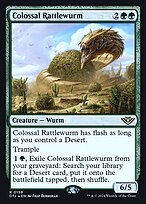 Colossal Rattlewurm (PRE-159S) - rare - Foil