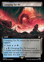 Creeping Tar Pit (WHO-1077) - rare: (Extended Art) - Foil