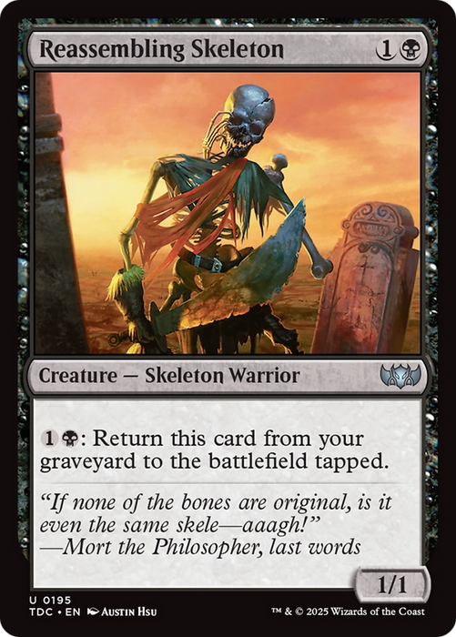 Reassembling Skeleton (TDC-195) - uncommon