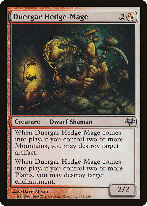Duergar Hedge-Mage (EVE-137) - uncommon - Foil